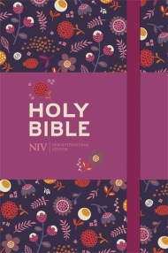 NIV Pocket Floral Notebook Bible