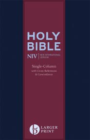 NIV Larger Print Compact Single Column Reference Bible