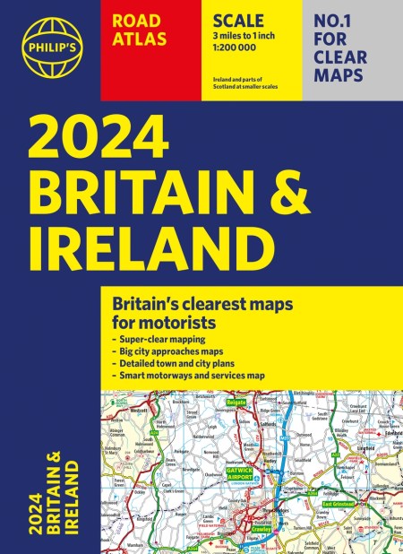 2024 Philip’s Road Atlas Britain and Ireland