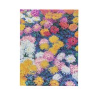 Monet’s Chrysanthemums Ultra Unlined Hardback Journal (Elastic Band Closure)