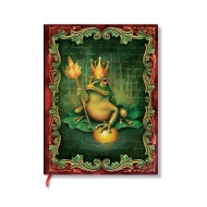 The Brothers Grimm, Frog Prince (Fairy Tale Collection) Midi Unlined Hardback Journal (Elastic Band Closure)