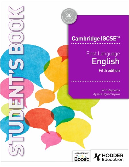 Cambridge IGCSE First Language English Fifth Edition Boost eBook