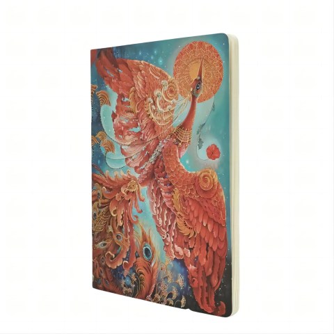 Firebird (Birds of Happiness) A4 Lined Cahier