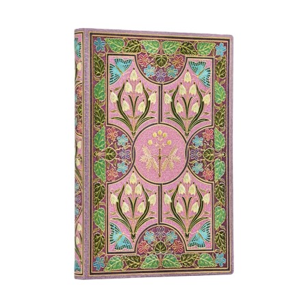Mimosa (Poetry in Bloom) Mini Unlined Softcover Journal (Elastic Band Closure)