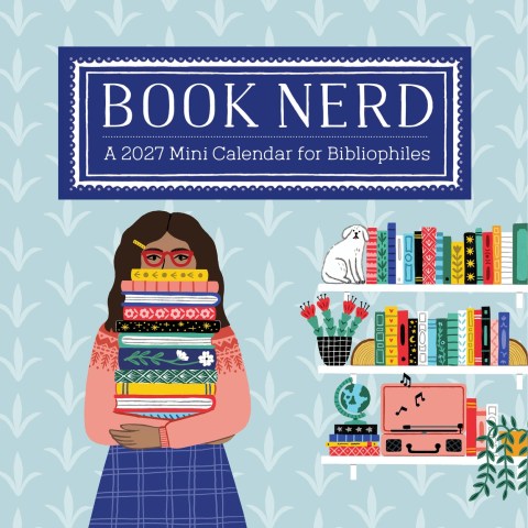 Book Nerd Mini Wall Calendar 2027
