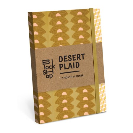 From the Block Shop Studio: Desert Plaid 17-Month Planner